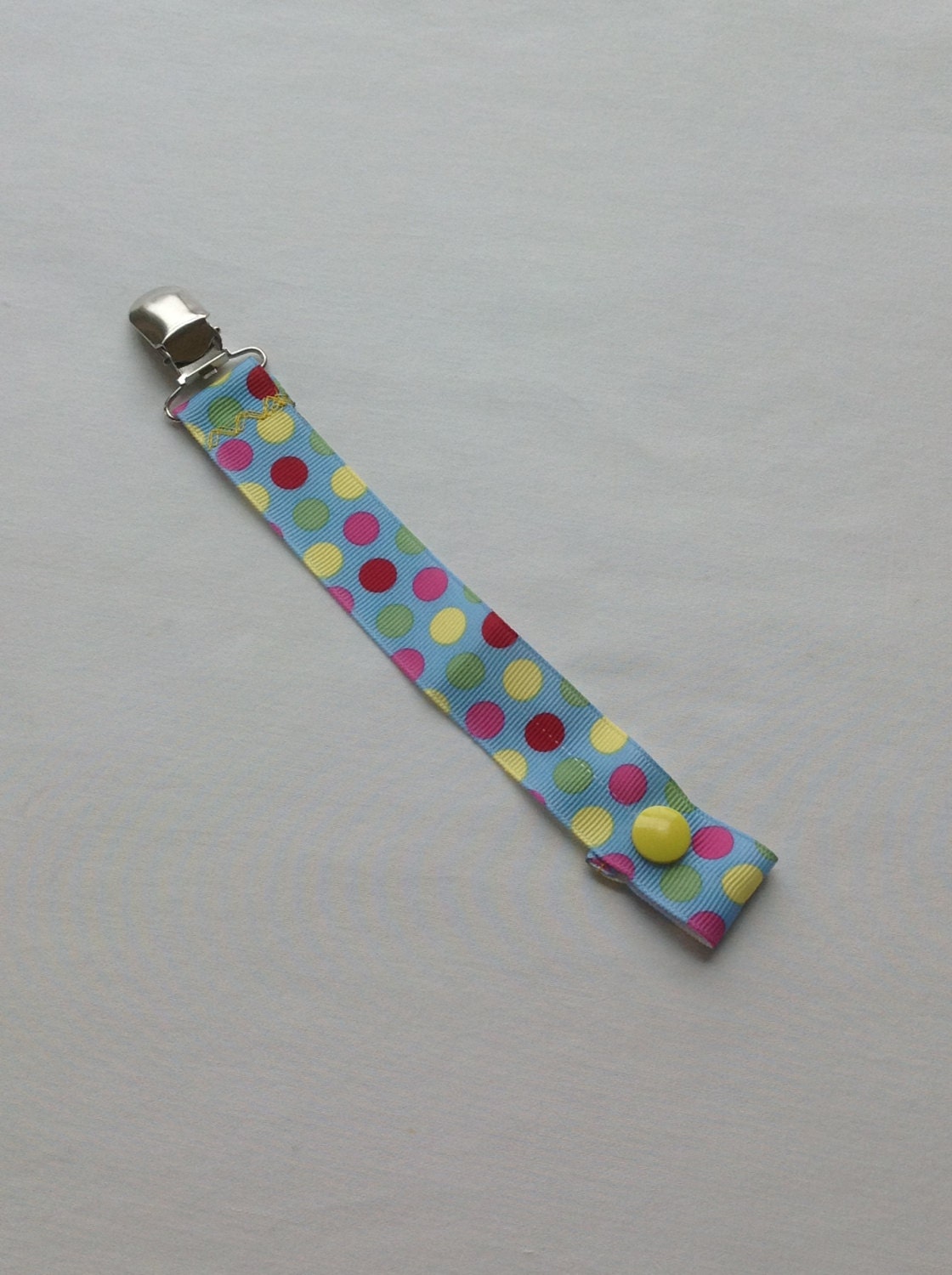 Multi-Color Polka Dots Newborn/Infant/Baby Pacifier clip, Soothie,MAM,Nuk,Avent Girl