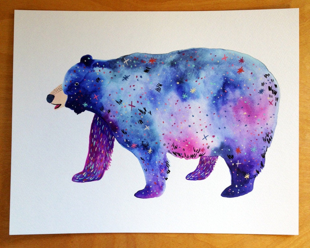 Space Bear Print