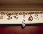 Watch Charm Bracelet with FREE Organza Gift Bag