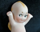 Rare 2 inch Antique Bisque Rose O'Neill Kewpie Doll Buttonhole Made in Germany item K005 for your Doll Collection