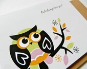 5 Pack Owl always love you Valentine card- A2 card, anniversary card, thinking of you, notecard, thank you, folded notecard, stationary