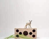 Desk organizer, pen holder, pencil holder crayons holder, minimalist wooden creation, kids room organisation - TheBirdOnTheTree 16 Fathers Day Gift Ideas for the Man Cave