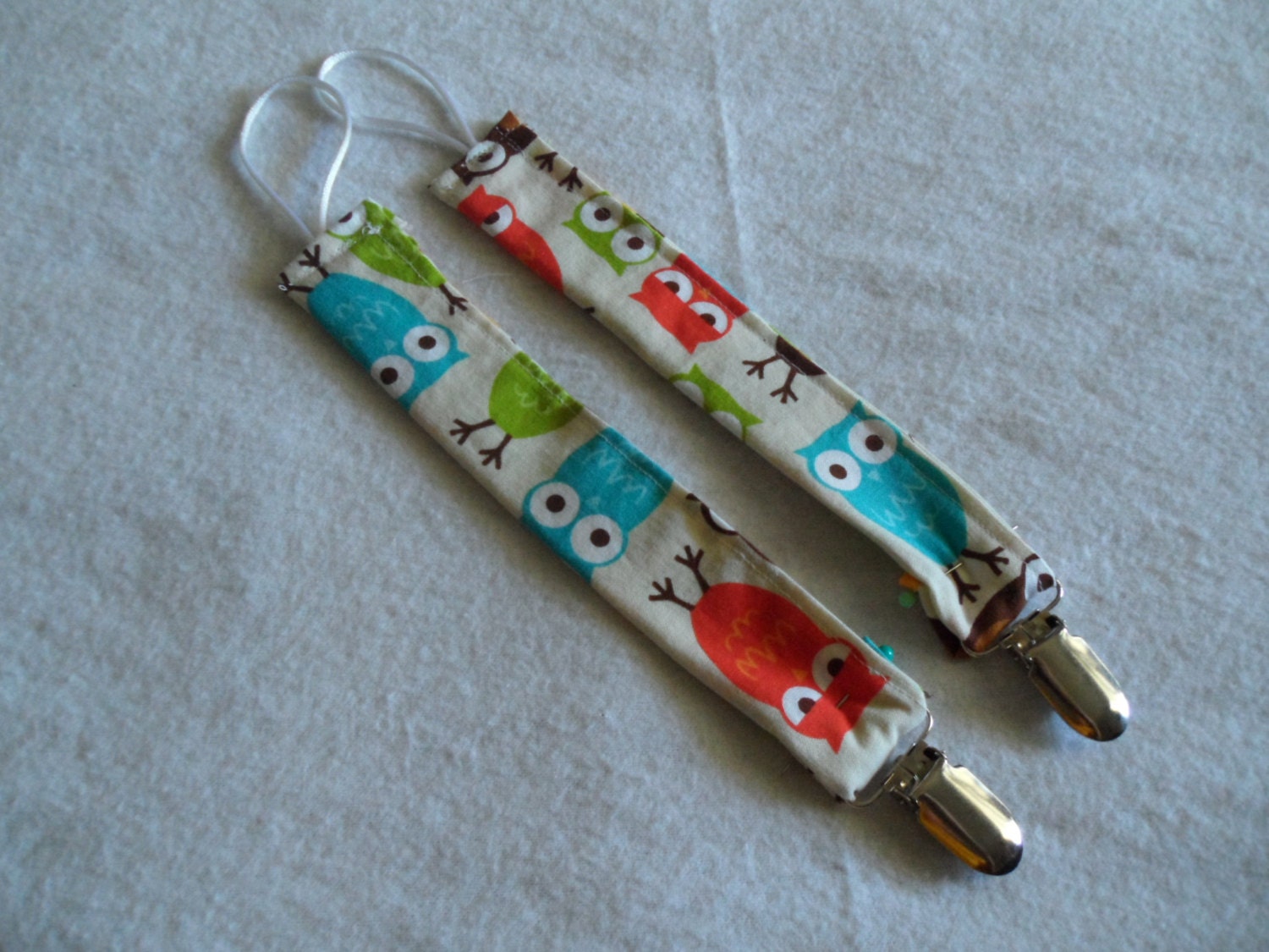 Urban Zoologie Owls Pacifier Strap