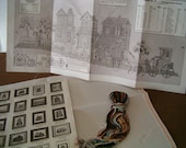 Vintage Counted Cross-Stitch design Kit, Needlecraft  Wall Hanging Yarn Pattern Picture Kit