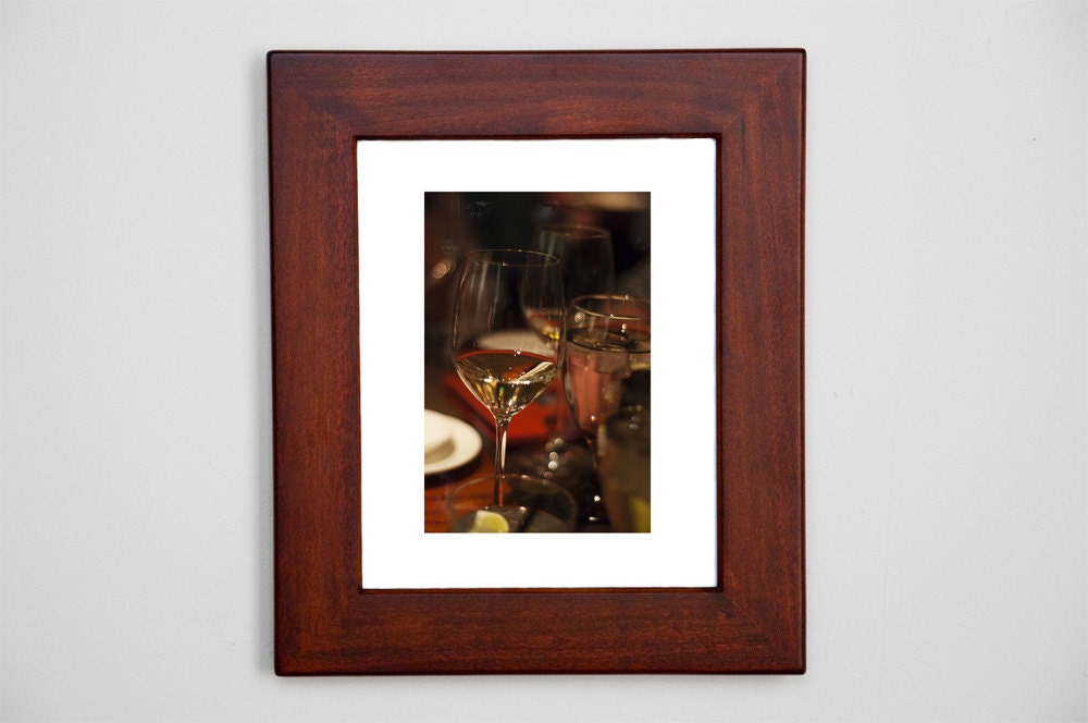 Evening Wine // Warm Burgundy Tones // Fine Art Photography // 8x10 Giclée Print