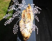 Handmade Wire Tree on Driftwood Base, Sculpture - Original