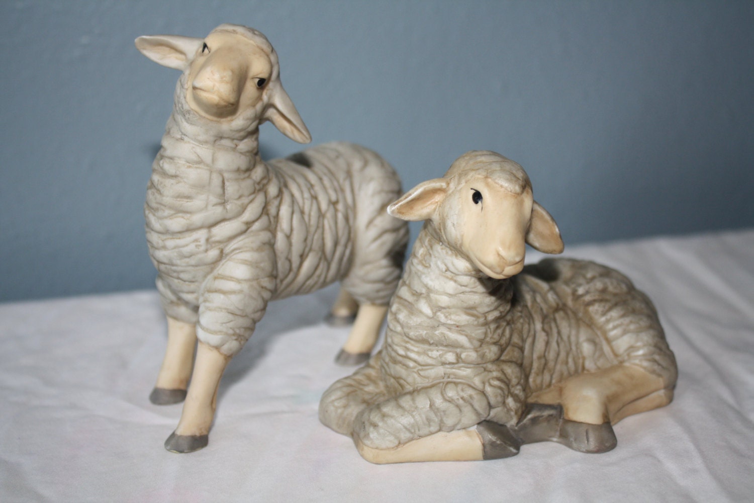 antique sheep figurines