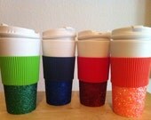 Glitter Travel Coffee Mug
