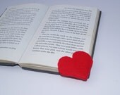 Felt Heart Bookmark/Page Saver
