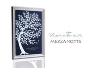 Personalized Wedding Tree Guest Registry Keepsake Print - 24x36 - 200 Signature Guestbook Poster