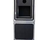 PhotoBooth - 3 Piece Portable photo booth DIY style - BLACK - 17" Monitor Cut out