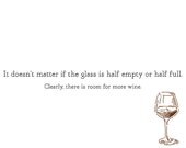 Wine Lover's note card set  - 6 notecards with envelopes, funny humorous wine humor notecards with wine glass illustrations