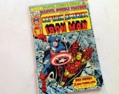 Marvel Double Feature - Captain America and Iron Man 1973 Issue 1 Comic Book Collectible