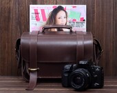 Top enuine leather,camera bag for canon, nikon, sony, pentax, olympus and so on