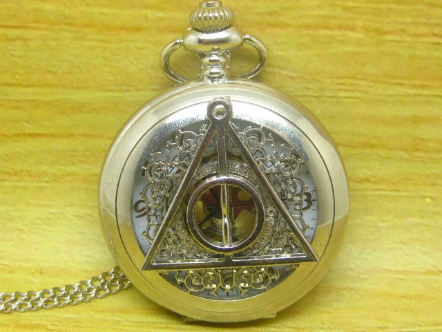 Buy fashion jewelry watches - The Deathly Hallows Harry Porter Pocket Watch Necklace Pendant antique fashion jewelry Girl Gift