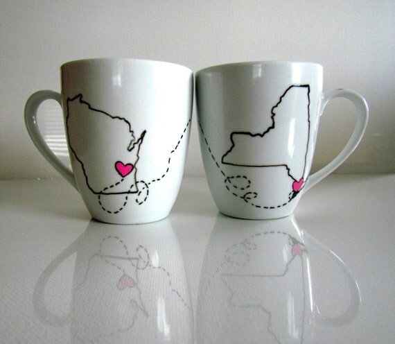 Long distance friendship mugs SPECIAL REQUEST