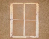 Window Picture Frame - Vintage Window Frame - Wedding Photo Frame - Wedding Gift - Unique Picture Frame - clothespin