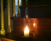 Clear "Pinot Grigio" Candle Hurricane