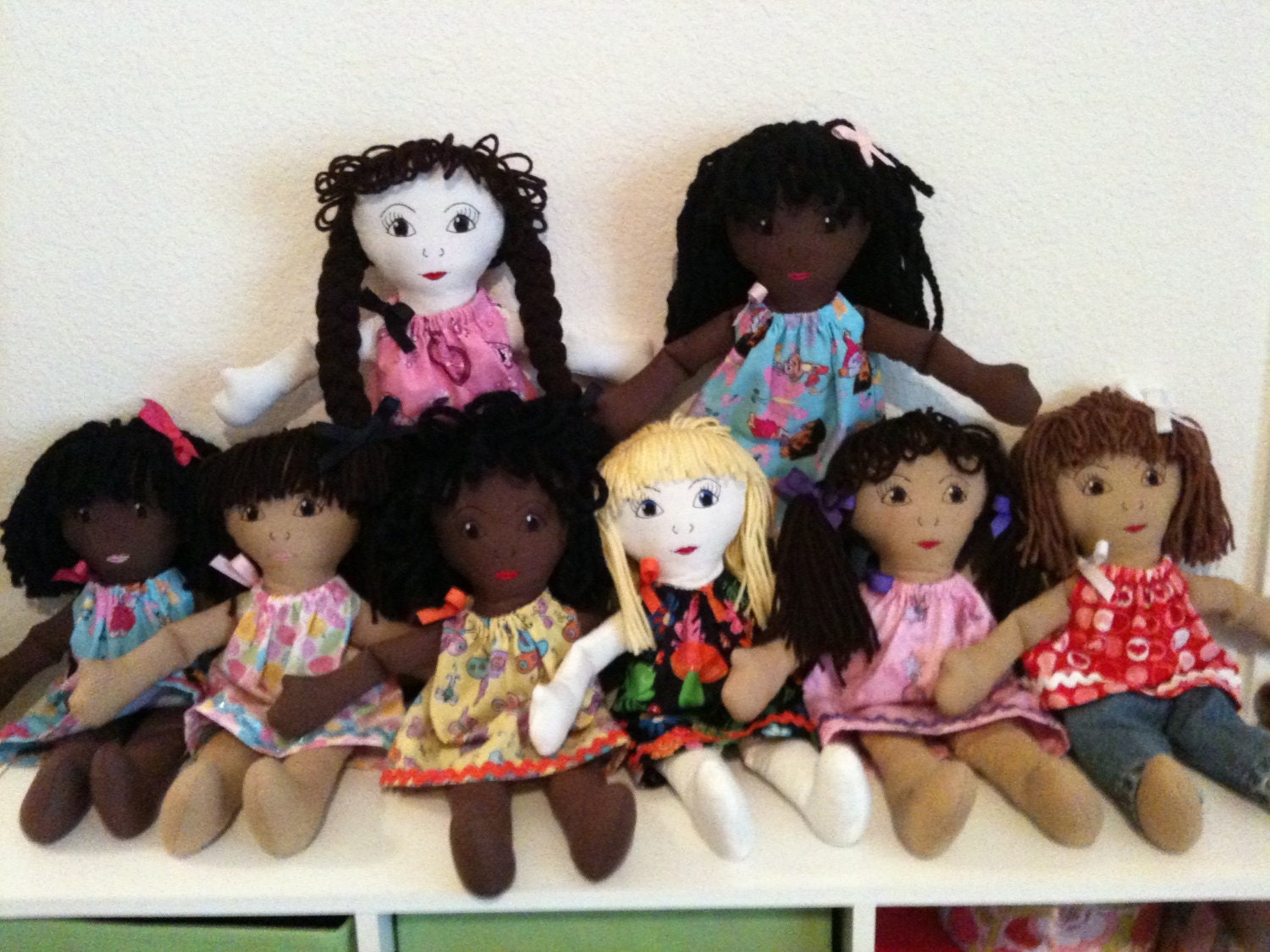Custom Handmade 15 inch Cloth Dolls -each doll is made to order