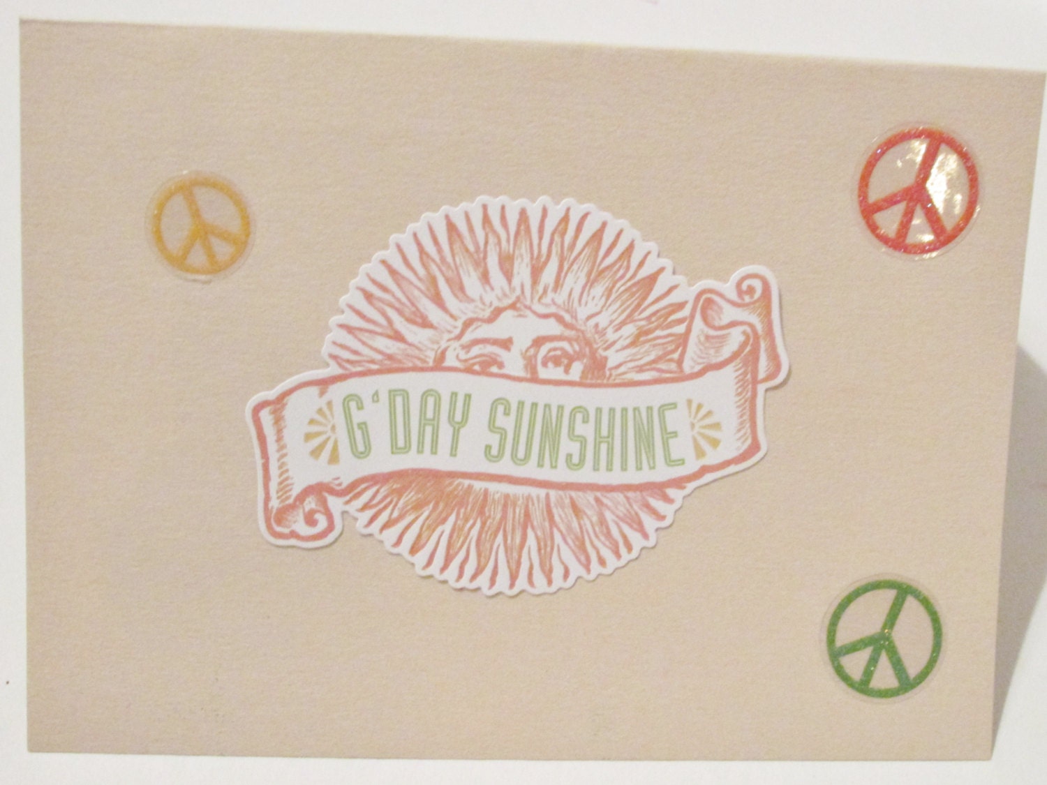 You and Me Handmade Bohemian Retro Card