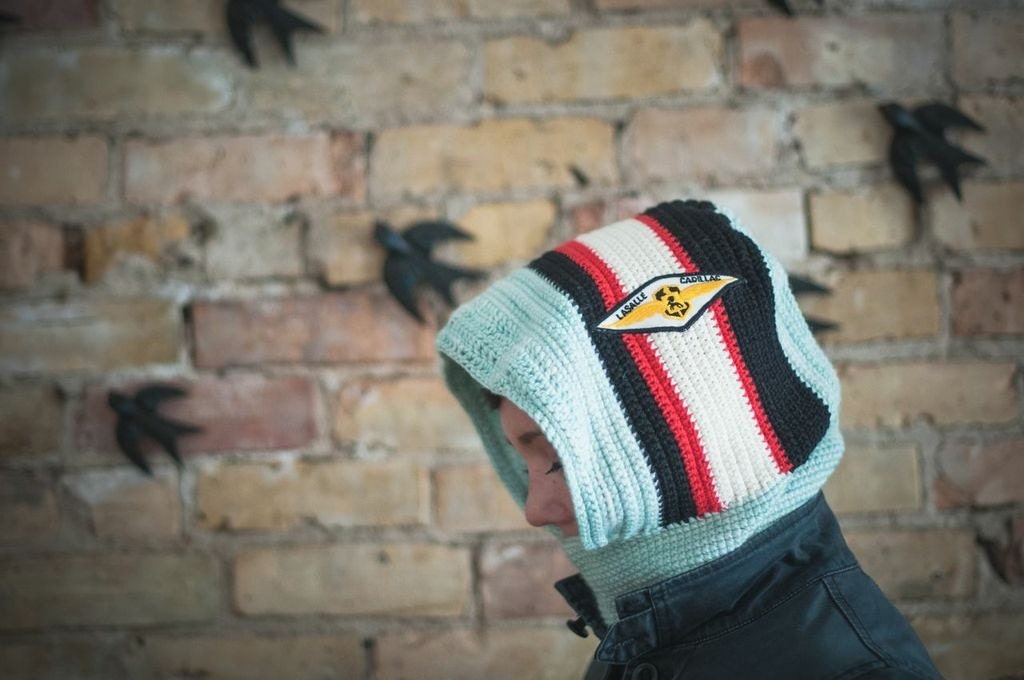 Hoodie Scarf with Cadillac LaSalle Patch