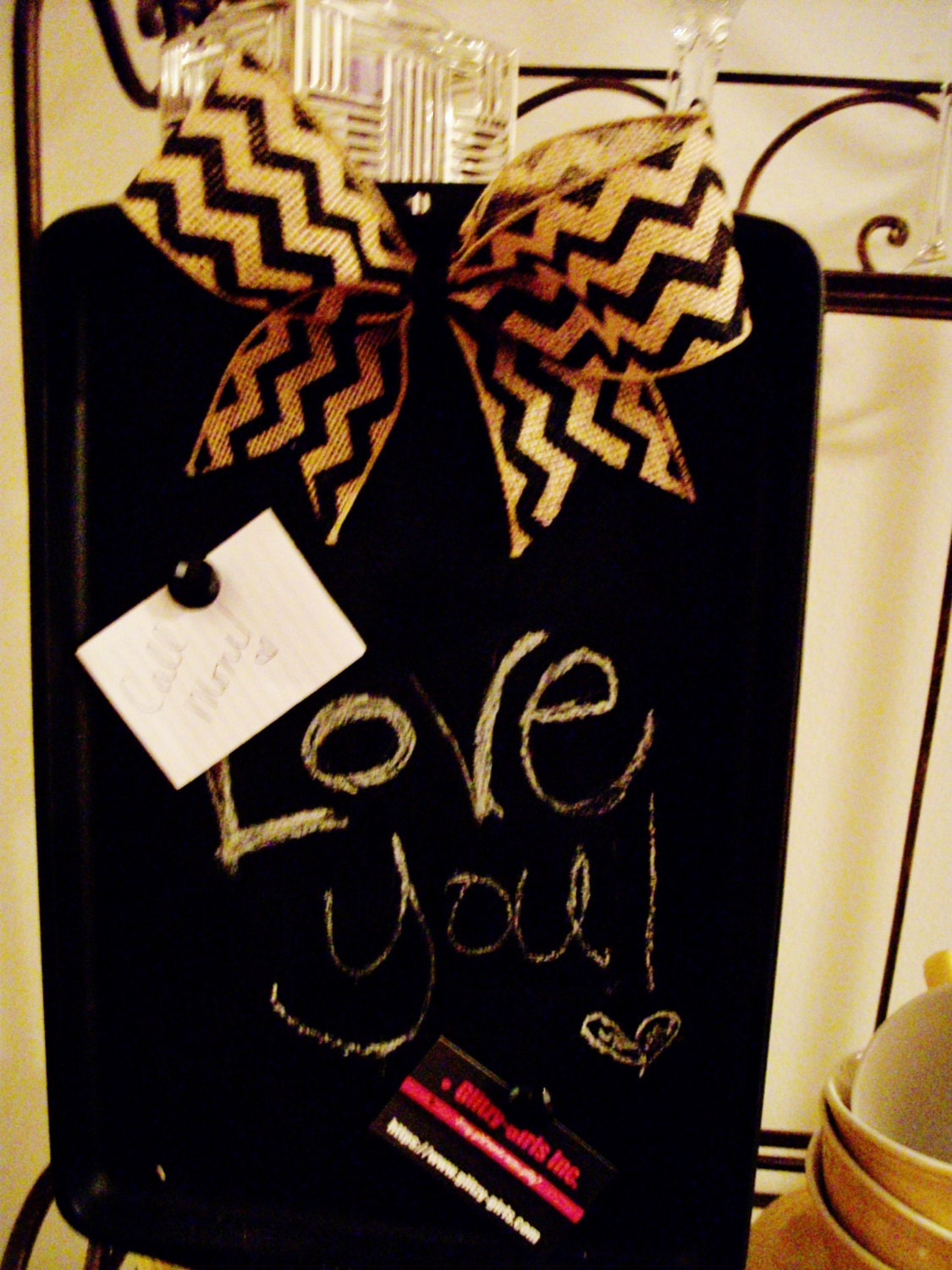 Magnetic Chevron Chalk Sign