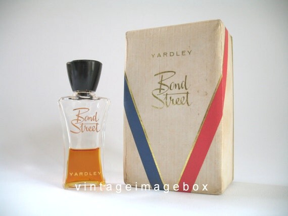 YARDLEY BOND STREET Vintage mini perfume bottle by VintageImageBox