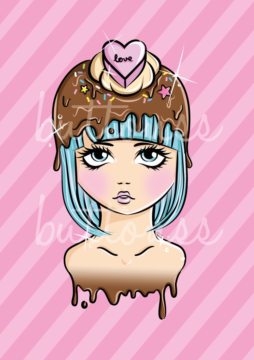 I Love Chocolate A4 Print