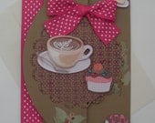 Friendship Card with Coffee Theme