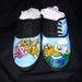 hand painted by granny grogs Adventure Time custom hand painted pumps