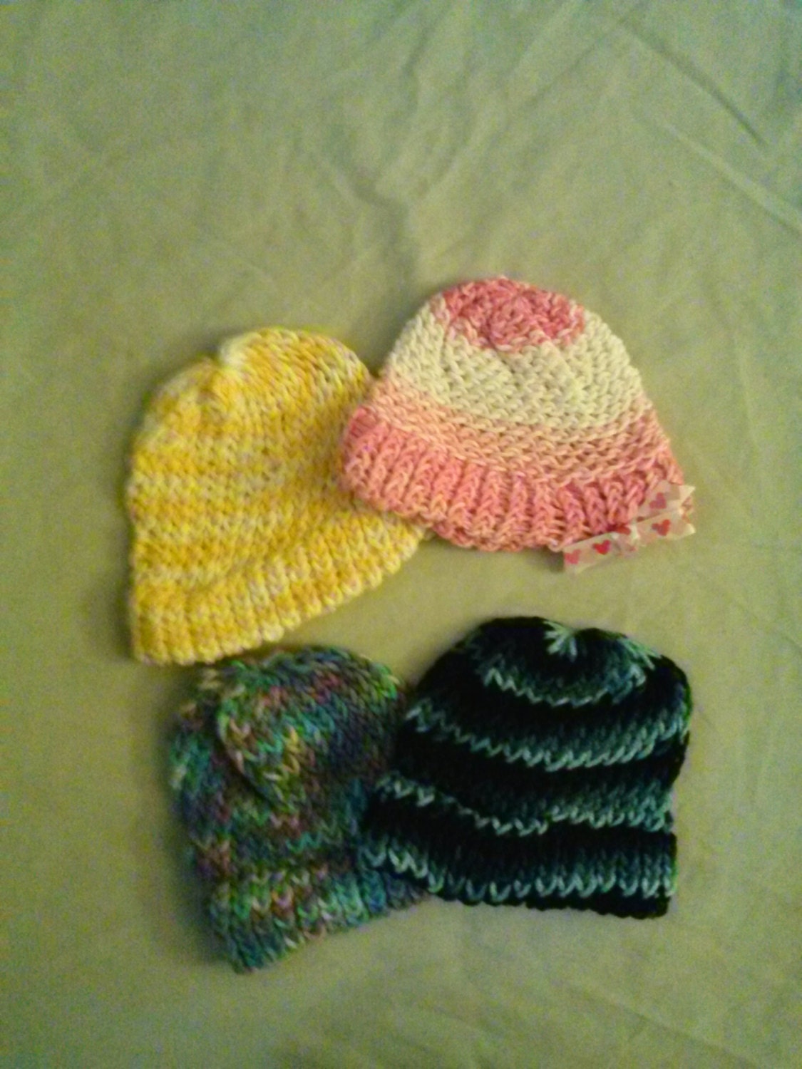 Choose One Infant Handknit Hat