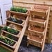 Get 2 16" large planters raised bed vegetable garden for herb, tomato, flower, and strawberry gardening - free shipping
