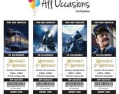 Personalised Custom Polar Express Birthday Ticket Invitations/Invites - DIY Printable Digital File