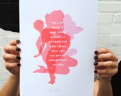 Ayn Rand -- Hand-pulled 3-color Screenprint