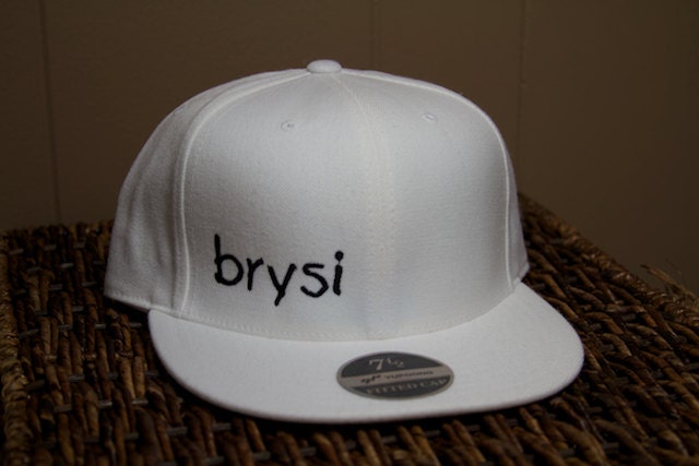 BrySi Hat - White Fitted  (LIMITED EDITION)