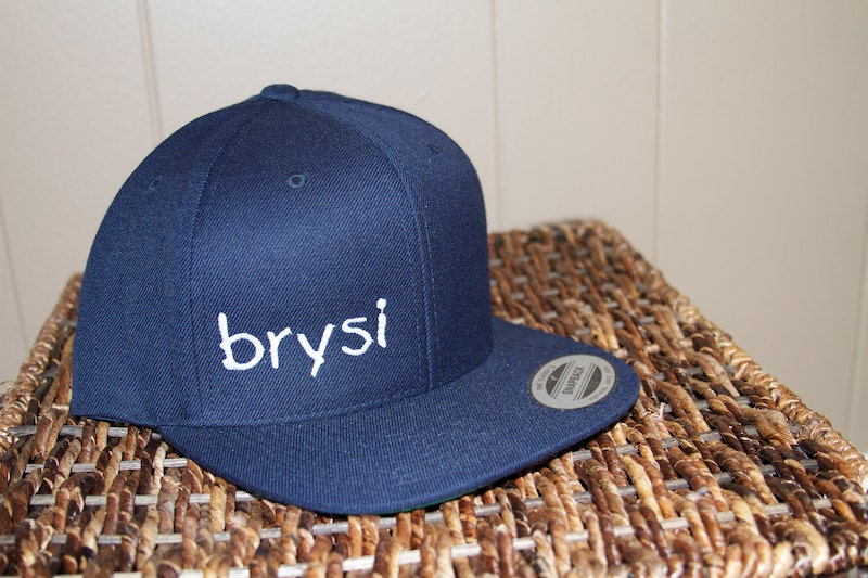 BrySi Hat - Navy Snapback  (NEW ITEM)