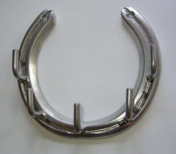 LUCKY Horseshoe Key hook dog lead tack by CoolEngineeredArt