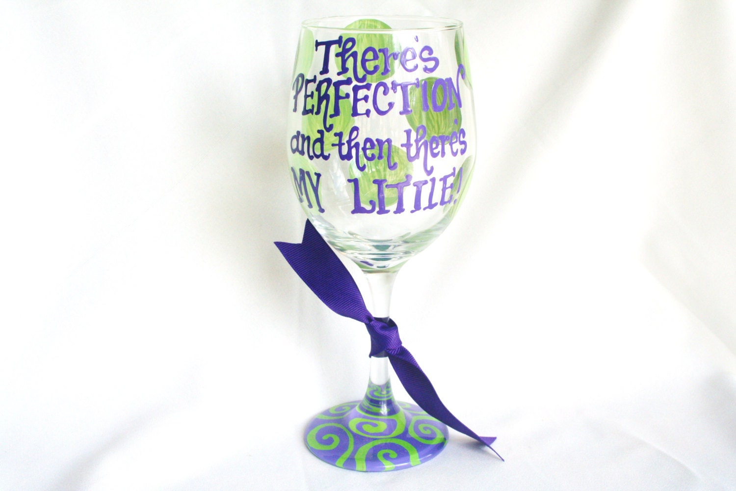 There is PERFECTION and then there's my LITTLE Wine Glass Big Litte Monogram Chevron Personalized Custom Name Sorority Beer Mug