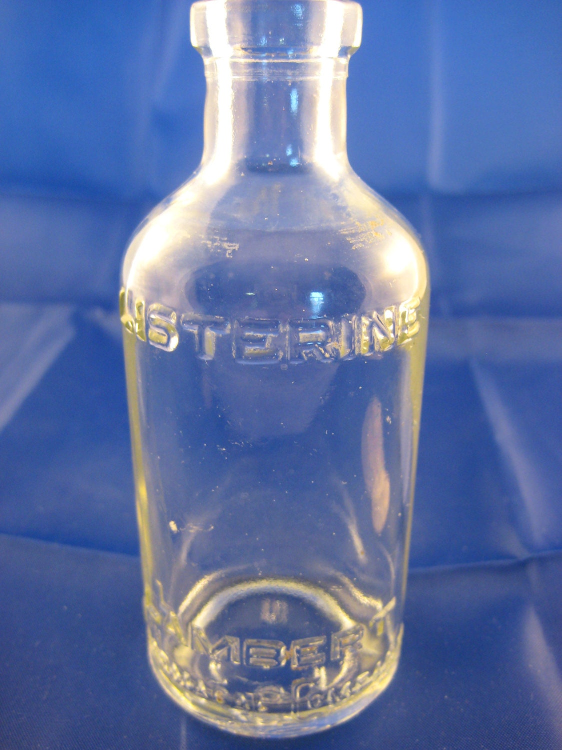 Glass Listerine Bottle Lambert Pharmacal Co by wildlifegardener