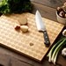 Personalized Carved Heart Engraved Wood Cutting Board - 12x16 - custom Mother's Day wedding or anniversary gift for foodie couple