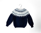 Vintage Icelandic Hand Knit Sweater (24m - 3t)
