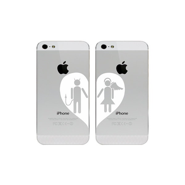 Romantic Vinyl Decal / Sticker to fit all iPhone models and most other smart phones - Custom sizes available - precision die cut romance