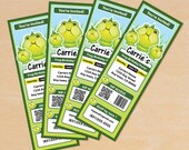 Frog Birthday Ticket Invitation Printable, DIY File