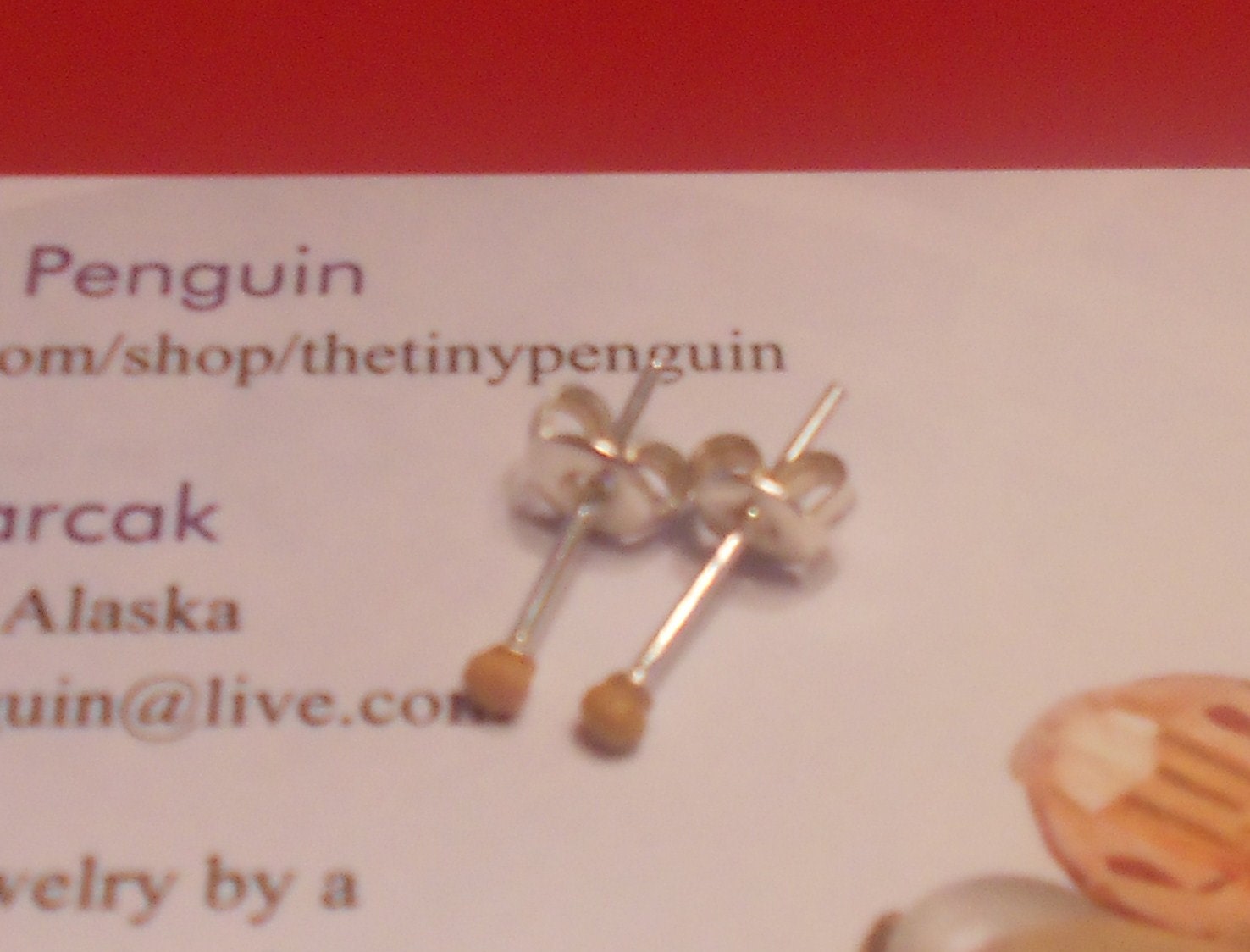 Mustard seed earrings