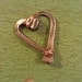 Horseshoe Nail Heart Pendant
