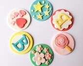 12 little fondant cake toppers/perfect for birthday party Il_170x135