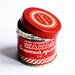 soviet union vintage round tin box storage cocoa box antique tin box