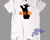 The Walking Dead Sheriff Rick Grimms Zombie Comic Book TV Series Frank Darabont Retro Inspired Funny T Shirt S, M, L, XL, XXL Free Shipping