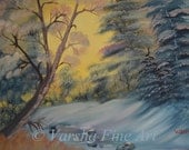 Oil on Canvas Original Painting - After The Storm - 18" X 24",