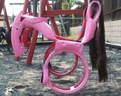 Eco-Friendly Recycled Tire Horse Swings - (99 dollars) - Handcrafted, Safe, Strong, Kids, Family, Gift, Multiple Colors Available